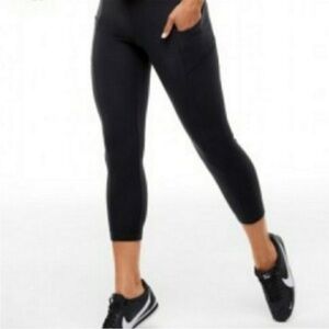 Cabi relaxed ponte leggings with side hip pockets activewear fitness yoga gym XS